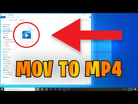 How to Convert Mov to Mp4 in Windows 10 FAST! NO SOFTWARE (2020)