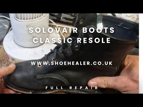 NPS Solovair Boots Classic Resole | Airwair Full Sole Repair