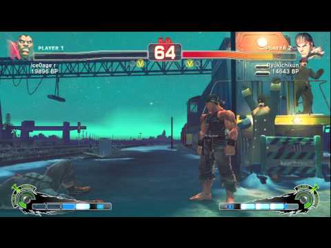 SSF4: -R- (Boxer) VS Ryukichikun (Ryu)