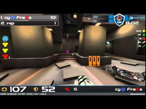 AU/NZ QL Invitational Semi Final - Fraze vs Rep (last map cut out)