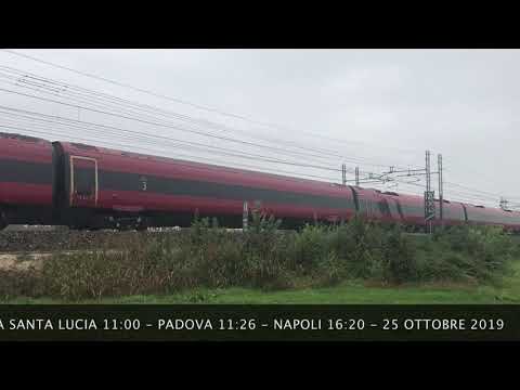 NTV 8911 ITALO EVO TRENO 12 VENEZIA S.L. 11.00-PADOVA 11:26- NAPOLI C.LE 16.20 24.10.2019