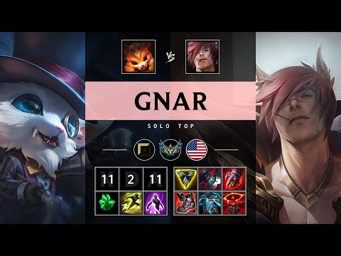 Gnar Top vs Sett - NA Challenger Patch 25.09