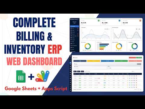How to Build a Complete Billing & Inventory System in Google Sheets - E47