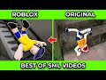 SML Movie vs SML ROBLOX: 1+ HOURS OF BEST SML VIDEOS ! Side by Side #6