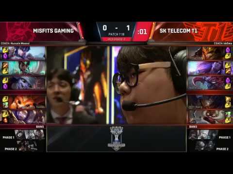 [WOW] MSF IgNar blitzcrank vs SKT game 2 highlights | 2017 World Championship Quarterfinals