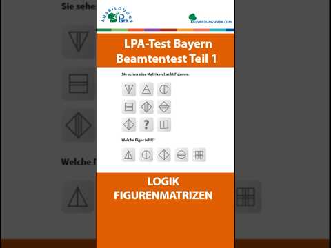 LPA Test Bayern - Beamtentest | Teil 1 |  Testfragen im #einstellungstest und #eignungstest #bayern