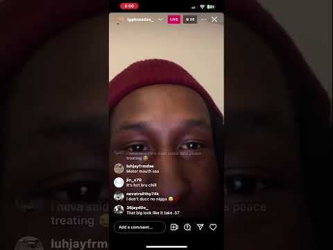 BigBossDee on live arguing with la Erv #dontowncopyrighttomusic