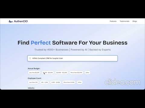 AuthenCIO video preview