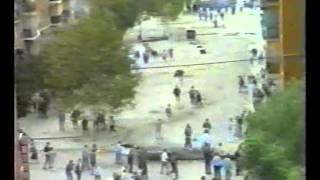 Besos al Besòs. Revolta urbana Sant Adrià del Besòs. Barcelona , tardor 1990