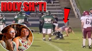 Teen girl ARRESTED! CHARGED for ATTACKING Football player on the field in INSANE VIDEO!