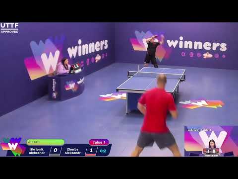WINners CUP table 1 18.01 Skripnik Aleksandr - Zhurba Aleksandr  22:30