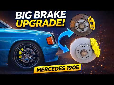 Big Brake Upgrade for the Mercedes 190e!