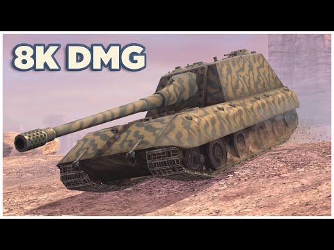 Jagdpanzer E 100 • 8K DMG • 5 KILLS • WoT Blitz