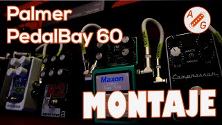 Video thumbnail for Montaje pedalera Palmer Pedalbay 60 con 7 pedales!! by Afición Guitarra