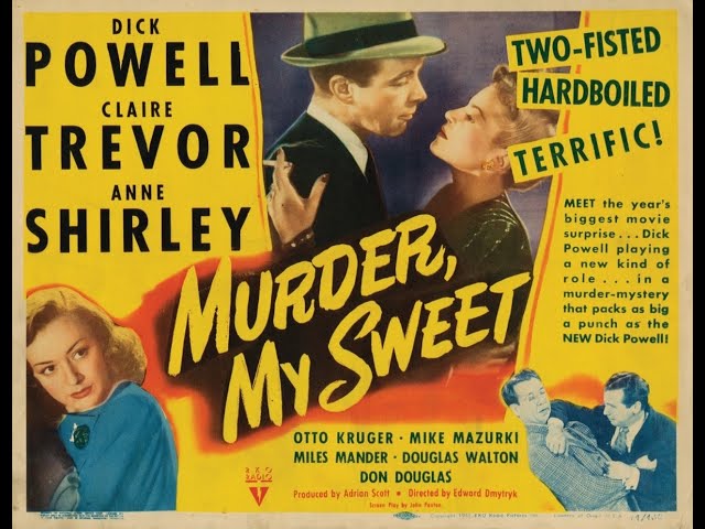 Vídeo relacionado con MURDER MY SWEET Blu Ray Premium Collection. Dick Powell.