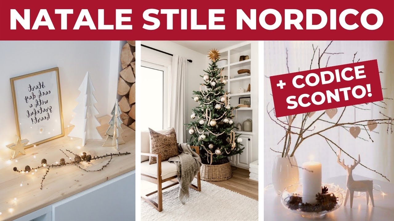 NATALE in stile NORDICO | Decorazioni CASA 2022