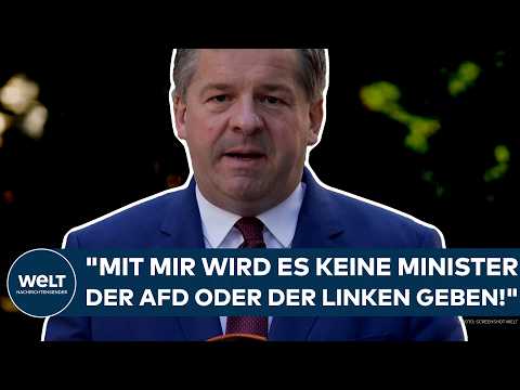 Video Thumbnail: SACHSEN-ANHALT: "Mit mir wird es keine Minister der AfD oder der Linken geben!" - Sven Schulze (CDU)