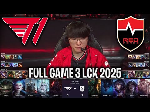 T1 PICKS JINX! - T1 vs NS GAME 3 LCK SPRING 2025 W3D1 | T1 vs NONGHSIM G3 LCK 2025