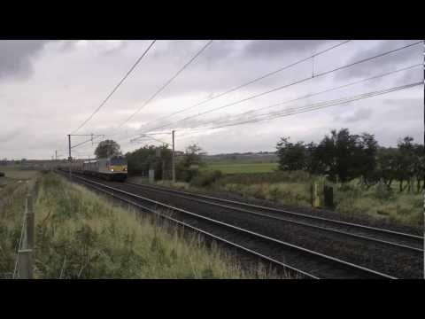 Electric Triple Header 92 and 2 x 90's 6O15 Mossend to Eastleigh