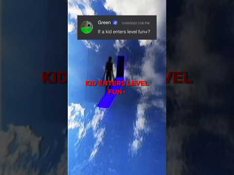 What if a kid enters Level FUN+!?🎂🔑☁️ #shorts #backrooms #creepypasta