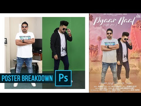 Pyaar Naal | Tajinder Teji Ft. Jatinder Jeetu | Photoshop Poster