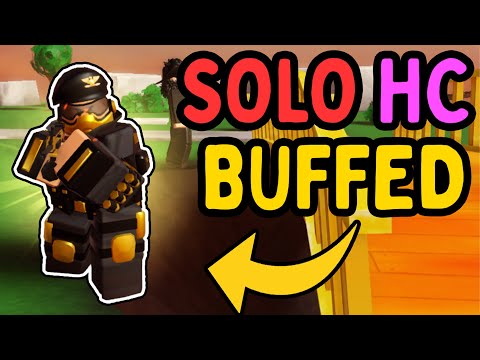 SOLO HARDCORE WITH OP GOLDEN SOLDIER (Best Golden Tower) | Tower Defense Simulator