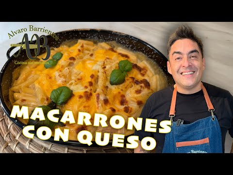 MACARRONES CON SALSA DE QUESO CHEDDAR. El plato favorito de mis hijos.