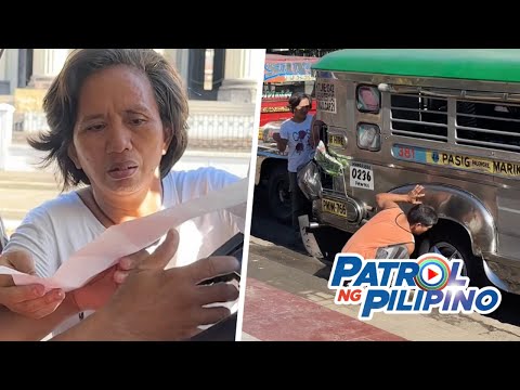 Ilang jeepney operator na nagpa-consolidate may agam-agam pa rin Patrol ng Pilipino