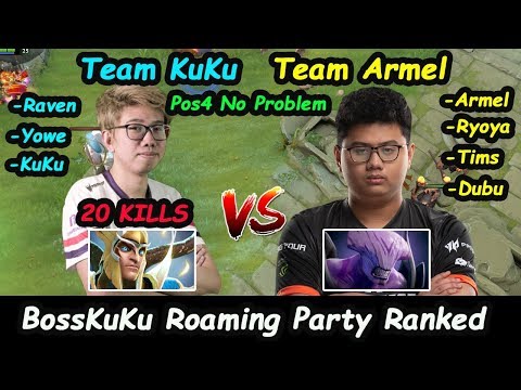 GeekFam KuKu [Skywrath Mage] Pos4 Roaming vs TNC Armel Tims Party Ranked Dota 2 7.22H Gameplay