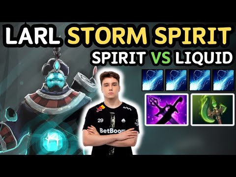🔥 TSpirit.Larl STORM SPIRIT Midlane Gameplay vs Team Liquid 🔥 Larl Perspective - Dota 2 Pro