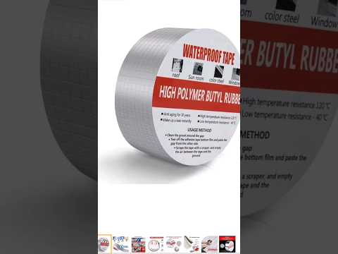 Leakage repair waterproof tape🌊 butyl tape #shorts #unboxing #waterproof