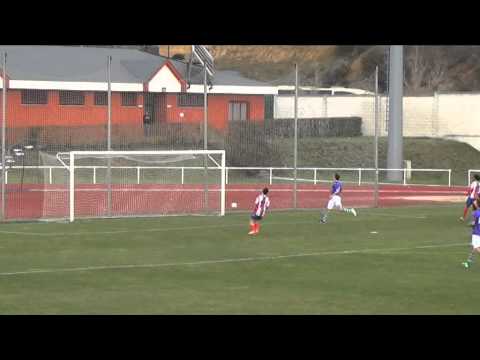 Gol de Aleixo. Atlético Bembibre 4 - CyD Cebrereña 0 (Gol de Aleixo, 4-0)