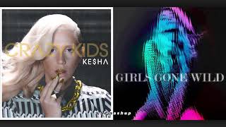 GIRL GONE WILD vs. CRAZY KIDS - Madonna vs. Kesha [Mashup]