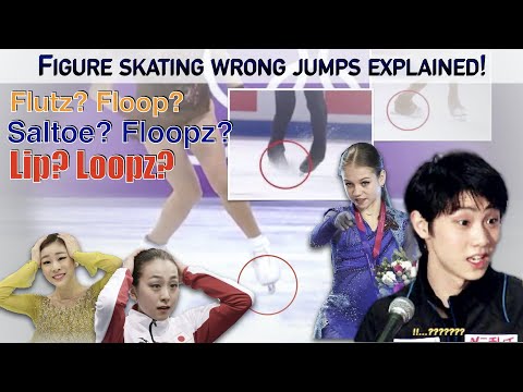 フィギュアスケートの間違ったジャンプを解説！ルッツ・フリップ・トーループ vs フルッツ・フループ・ループス・フループ・サルトー・リップ