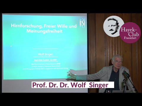 Prof. Dr. Dr. hc. mult. Wolf Singer: "Freier Wille – freie Meinung", 12.12.2022