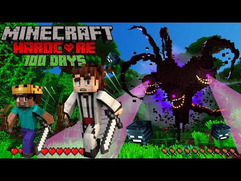 We Survived 100 DAYS With WITHER STORM In Cursed Minecraft World || MINECRAFT [HINDI]