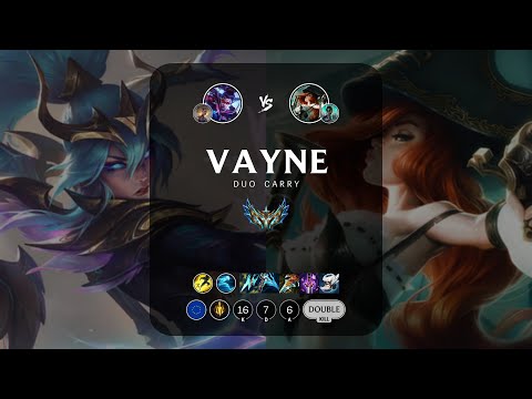 Vayne ADC vs Miss Fortune - EUW Challenger Patch 13.16
