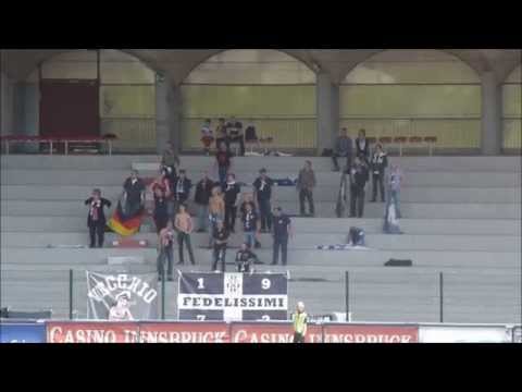 FC Südtirol - Savona 1-0: Tifo Fedelissimi Savona a Bolzano.