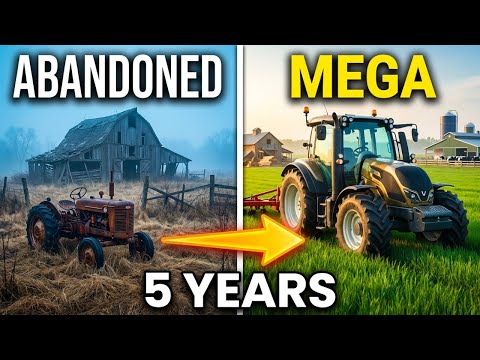 I Spent 5 Years Rebuilding an Abandoned Farm (FULL FILM) | Farming Simulator 25