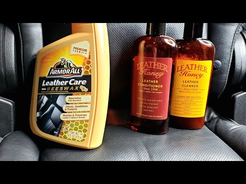 Armor All Leather Care With Beeswax Vs. Leather Honey Cleaner and Conditioner Product Review