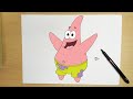How to draw Patrick Star || Easy drawing || SpongeBob SquarePants