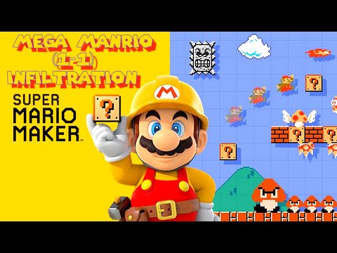Super Mario Maker - Mega Manrio (1-1) Infiltration