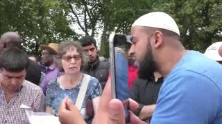 SPEAKERS' CORNER HYDE PARK LONDON  31/07/16