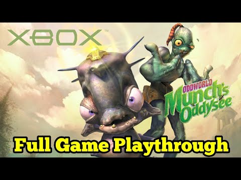 Xbox Original Oddworld Munch's Oddysee Longplay Playthrough