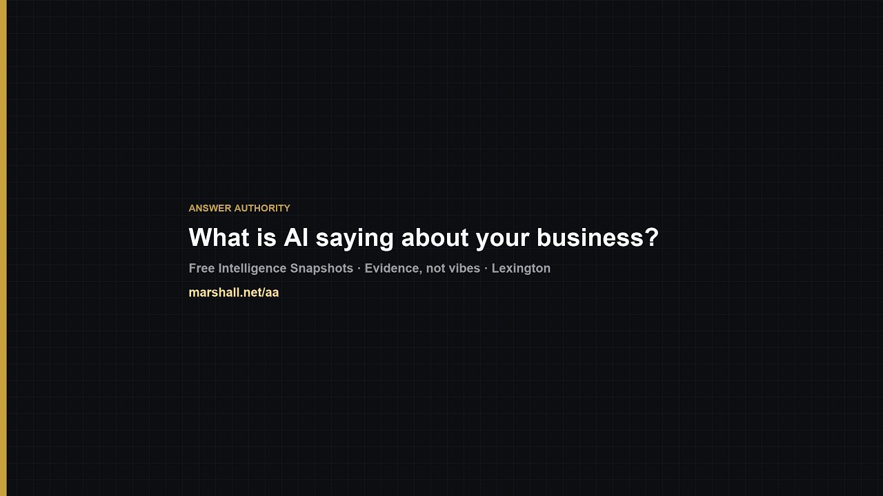 When AI is asked about your company, who owns the answer?