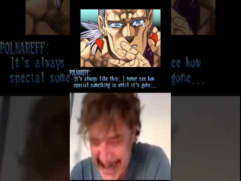 Pedro Pascal crying to Polnareff's Ending in HFTF