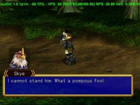nullDC 1.0.1 running Grandia 2 with partial DSP emulation