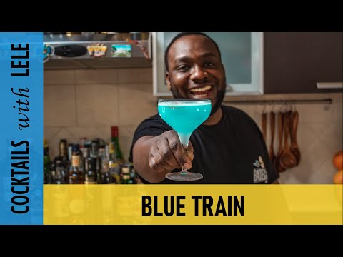 How to make a BLUE TRAIN with LELE | COCKTAIL with GIN