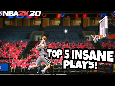 TOP 5 INSANE Plays You've NEVER SEEN BEFORE!! NBA 2K20 Mobile TOP 5 PLAYS #4