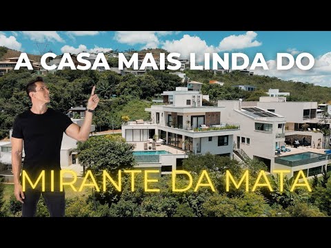 A casa MAIS LINDA do Condomínio Mirante da Mata em Nova Lima com vista deslumbrante pras montanhas